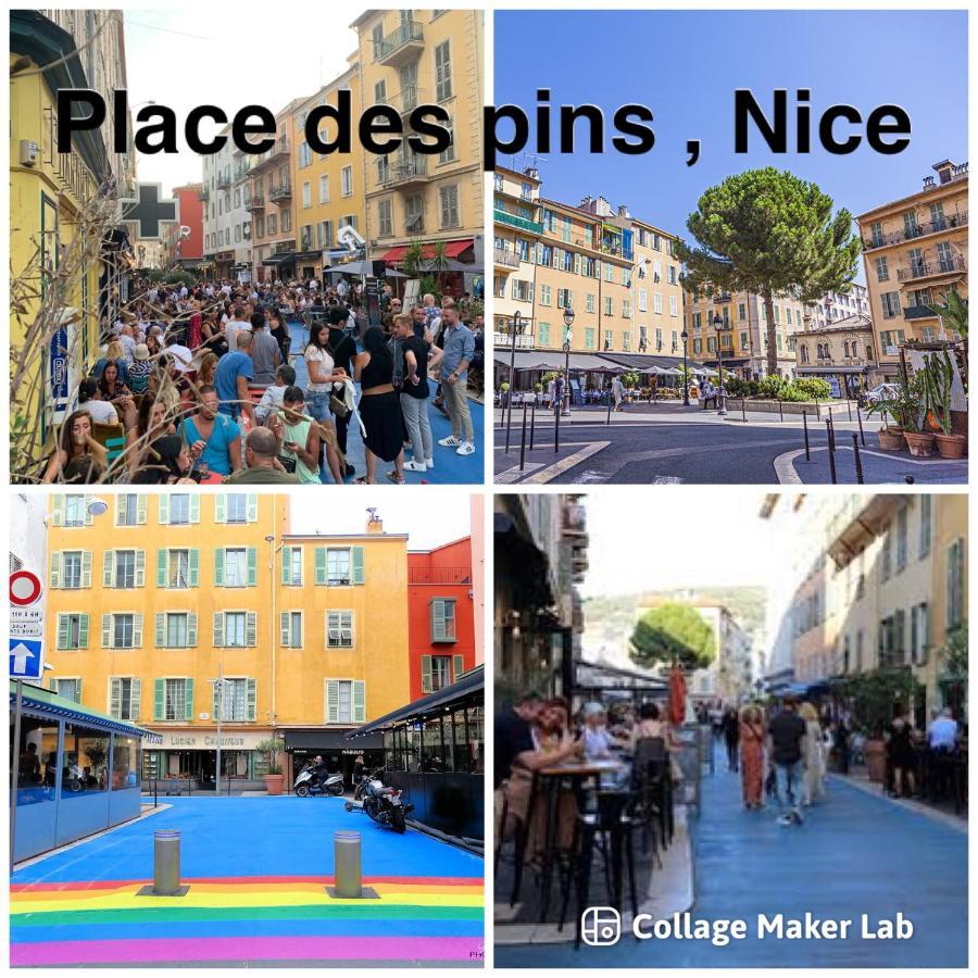 Studio Nice Centre Garibaldi Port Plage Buitenkant foto