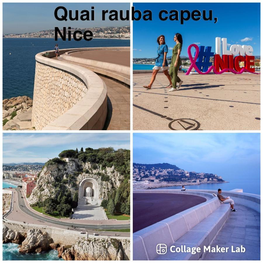 Studio Nice Centre Garibaldi Port Plage Buitenkant foto